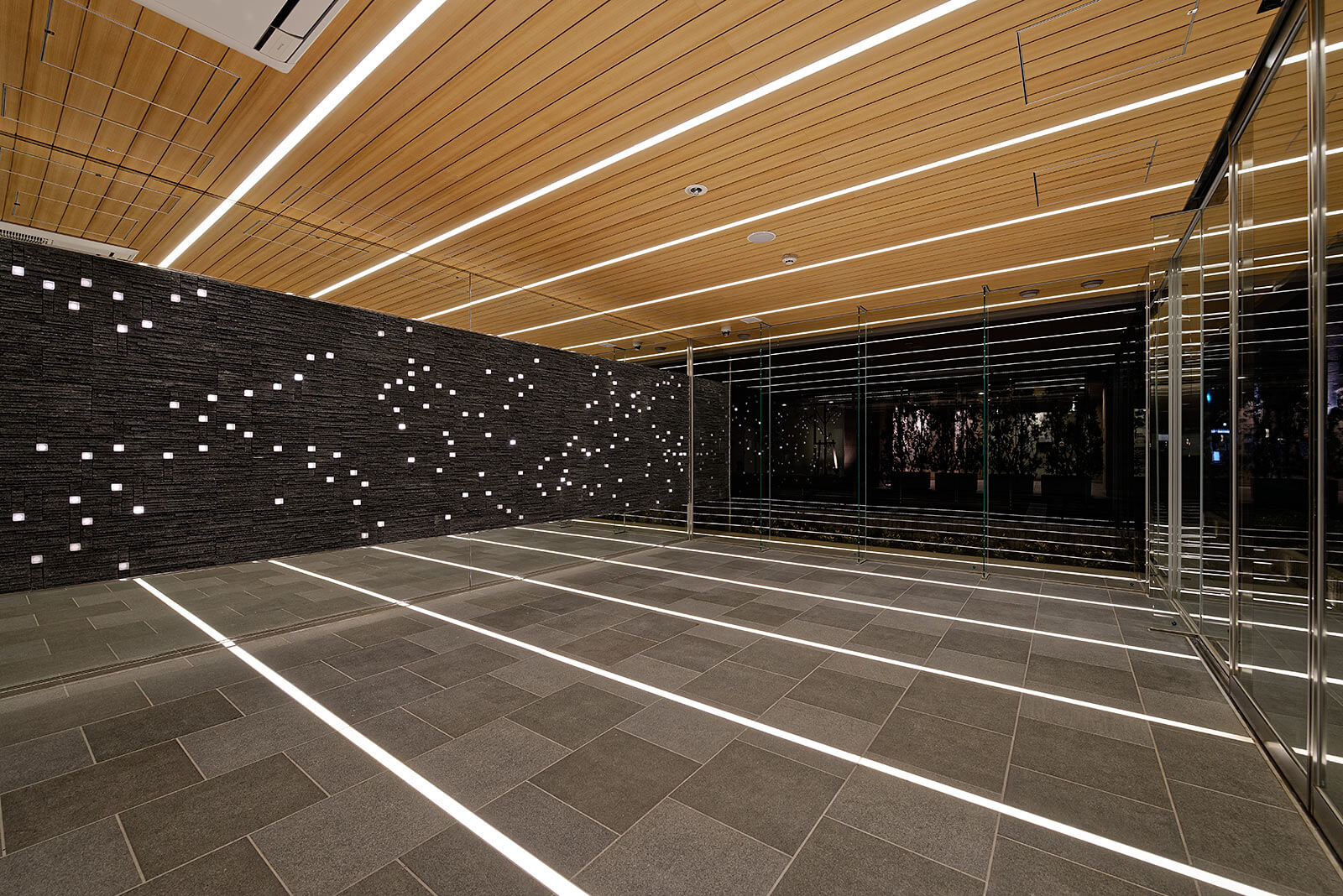 マンションのエントランスのデザイン|Green Park 日本橋堀留町