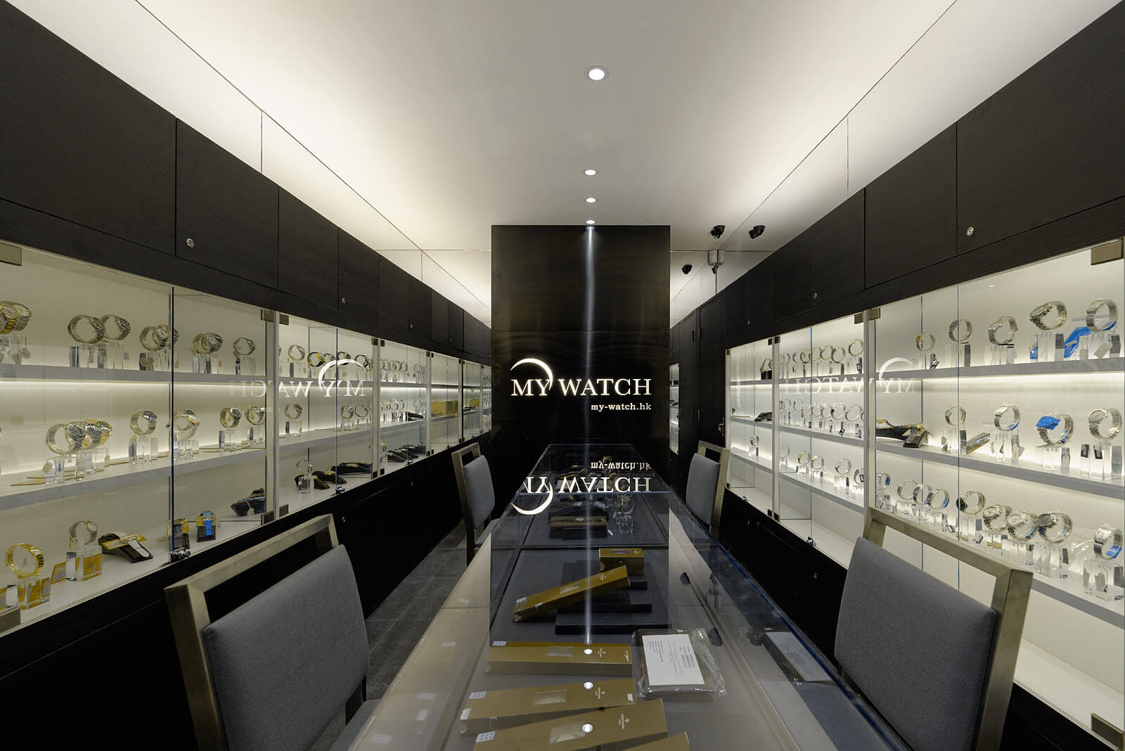 香港の時計店の内装デザイン|My Watch HK