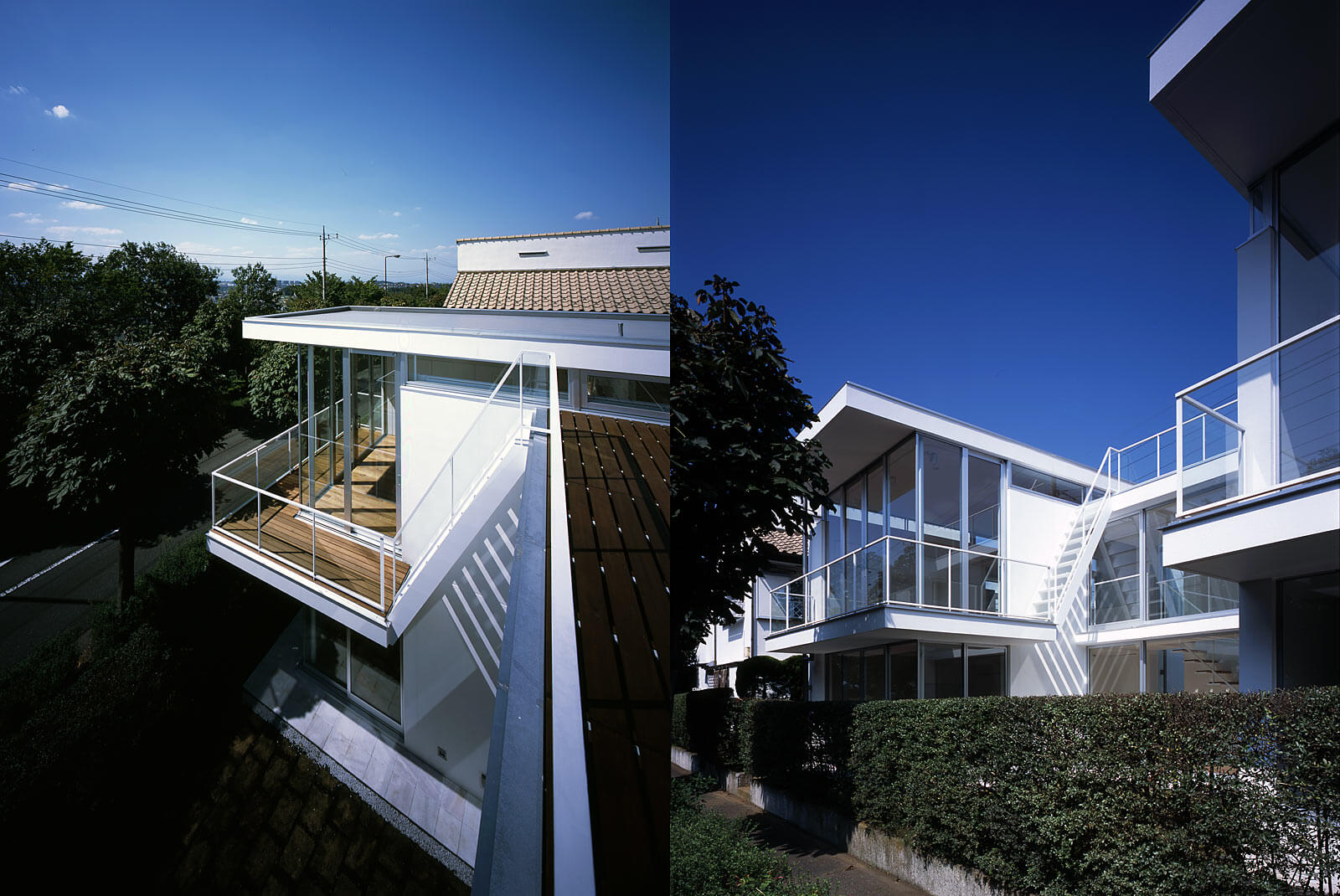 大きなテラスのある住宅｜H